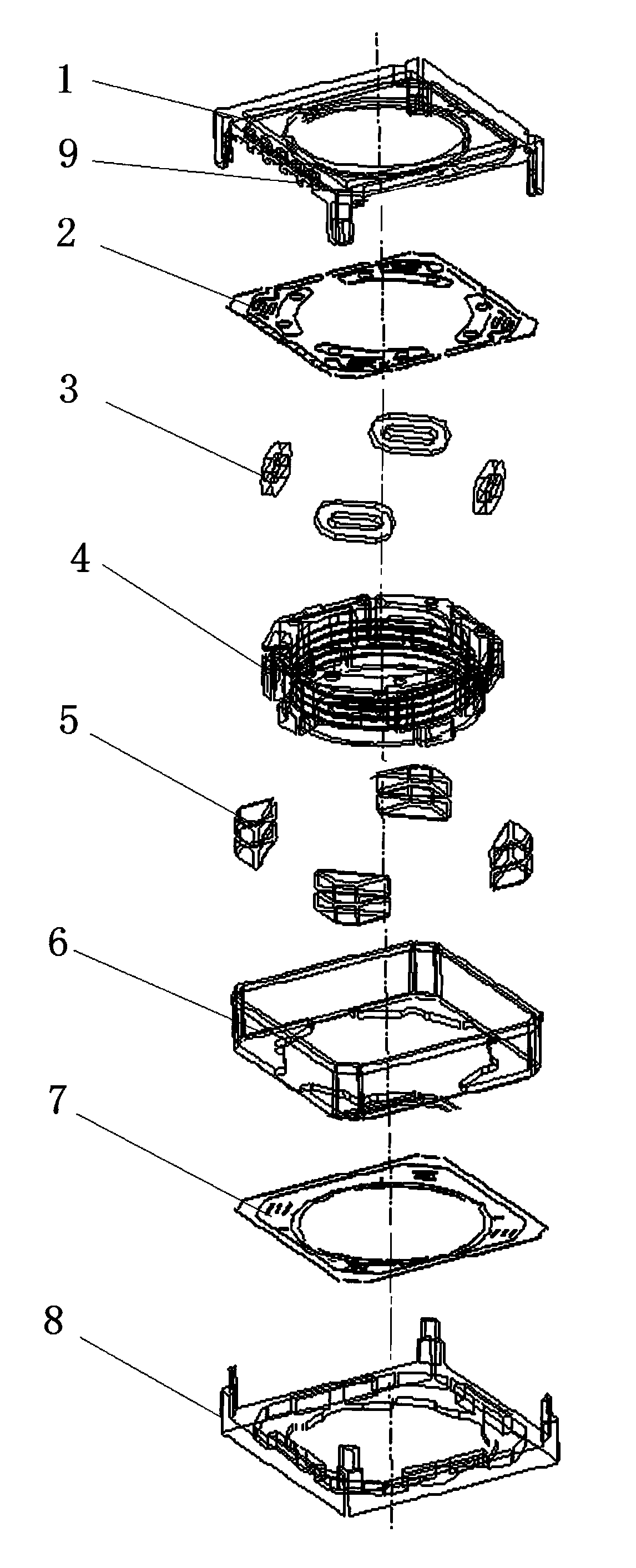 Optical anti-vibration motor