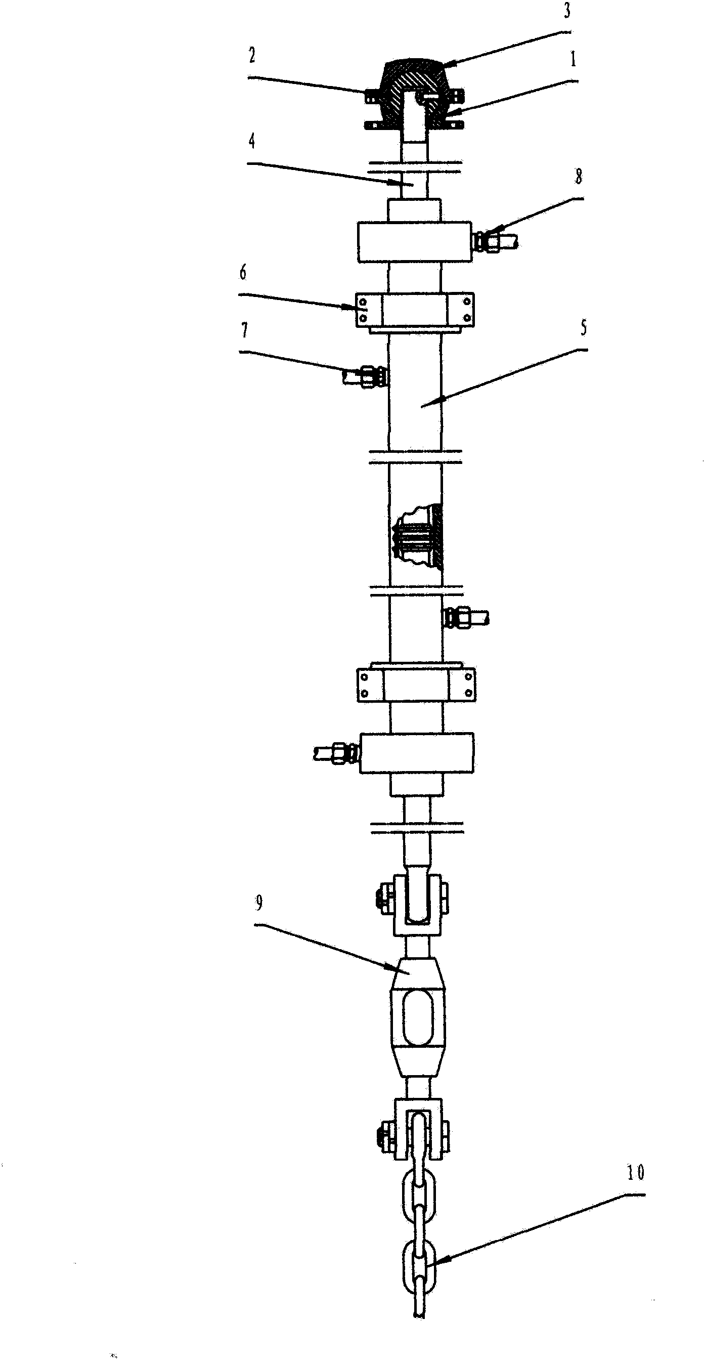 Suspended type hydraulic wave power generation equipment