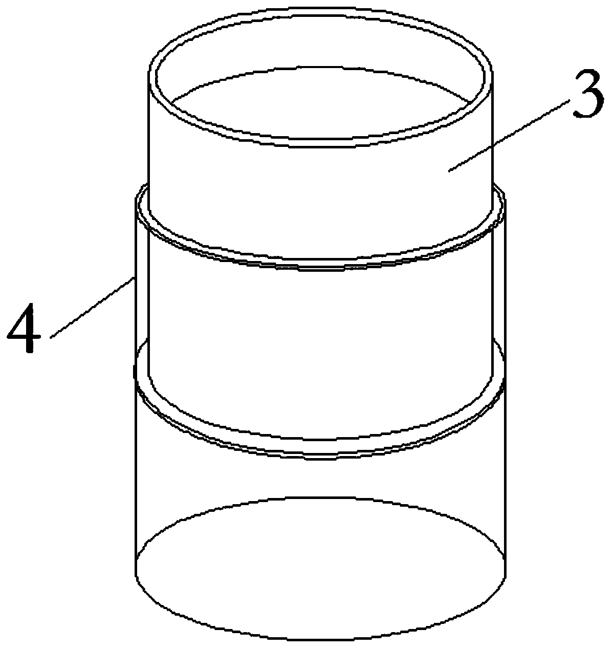 Novel peritoneal drainage device for treatment in internal medicine department of liver