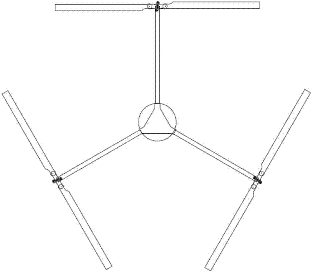 Multi-rotor helicopter folding system