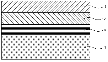 Blue-stretch variable-bandgap AlGaAs/GaAs photocathode and manufacturing method thereof