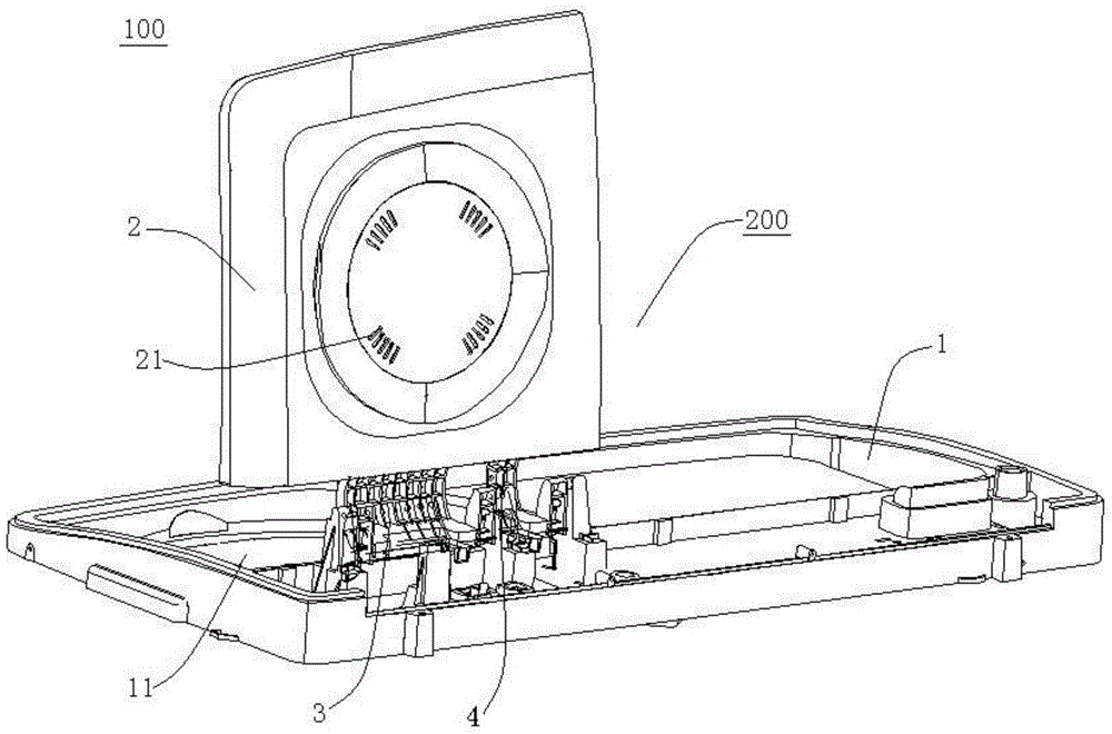 Twin-tub washer and dehydration tub cover assembly applied to same