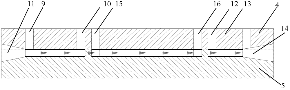 Absorption luminosity detecting sensor based on micro-fluid control channel full-reflection integration light waveguide
