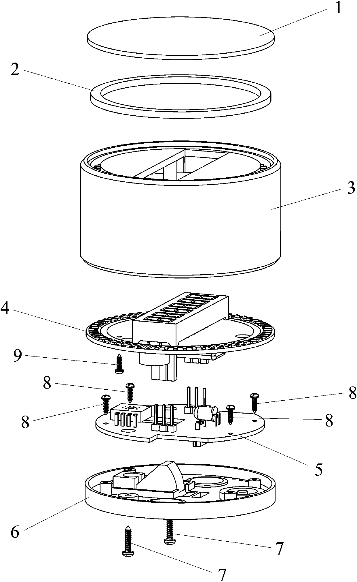 Novel photoelectric timer