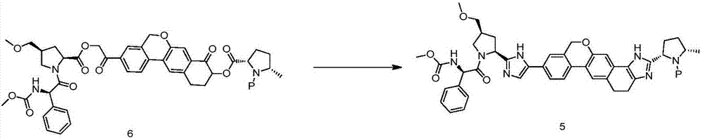 Velpatasvir intermediate as well as preparation method and application thereof