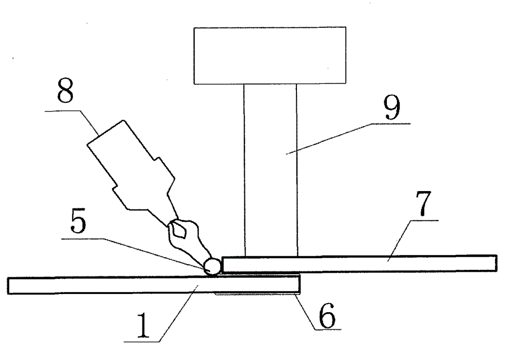 Ultrasonic-assisted flame brazing method of titanium and aluminum dissimilar metals