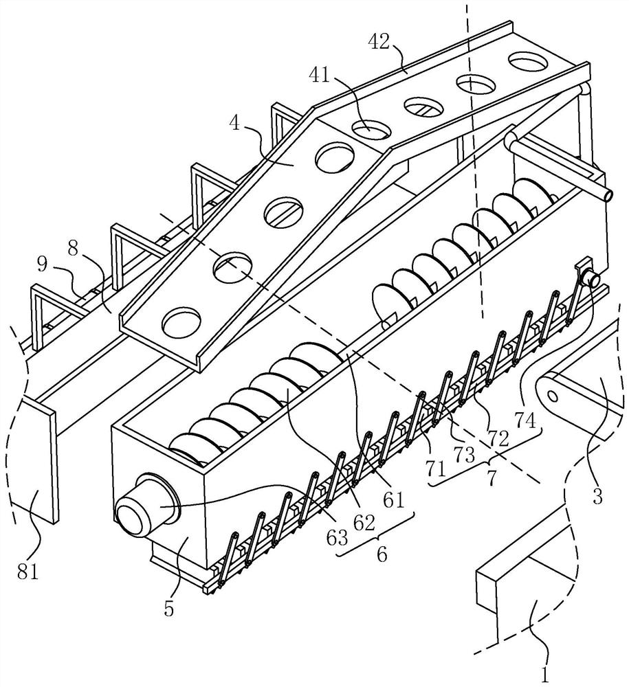 Road paving device and construction method thereof