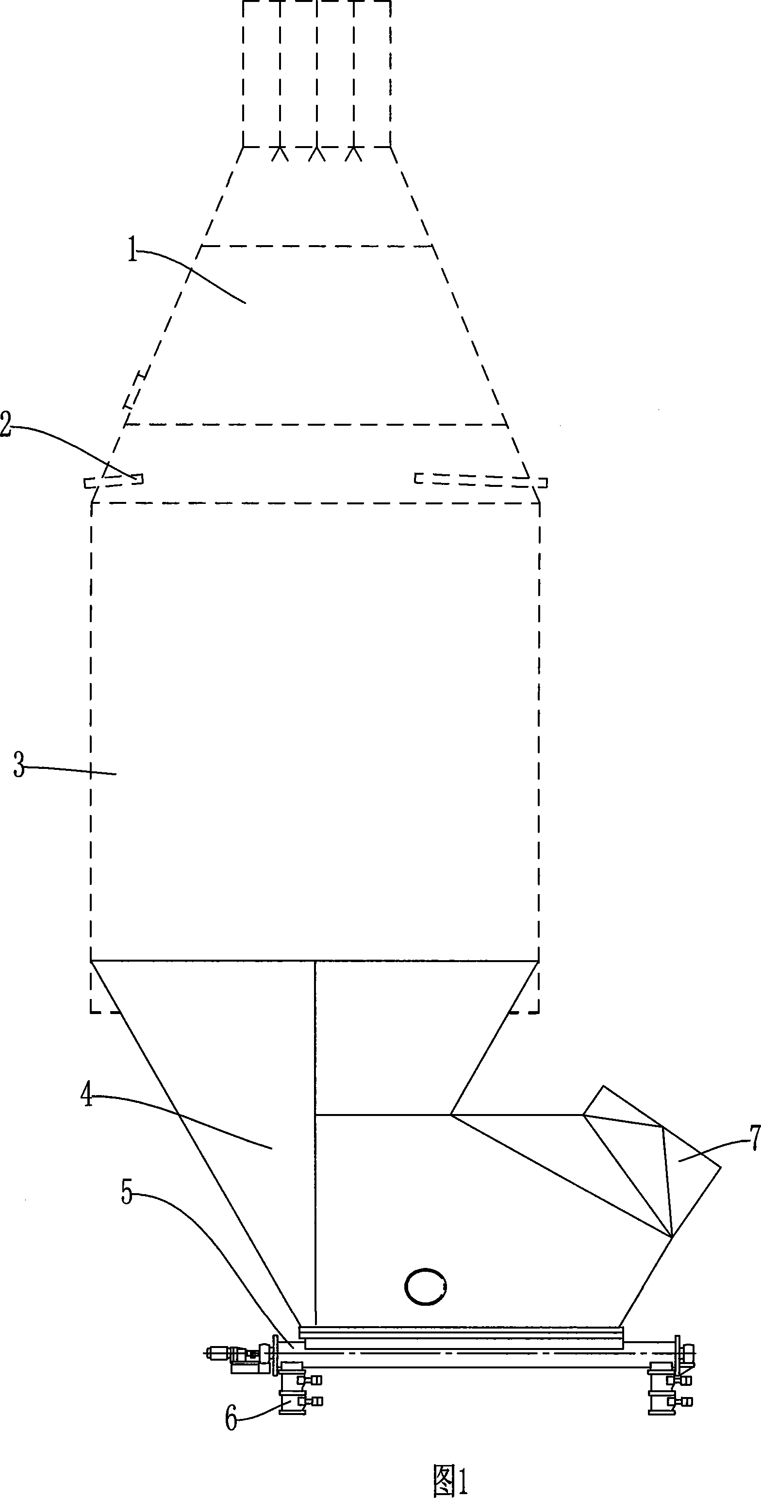 Humidifying tower tail structure