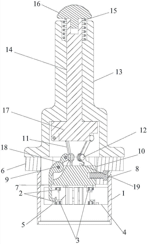 A magnetron frequency modulation device