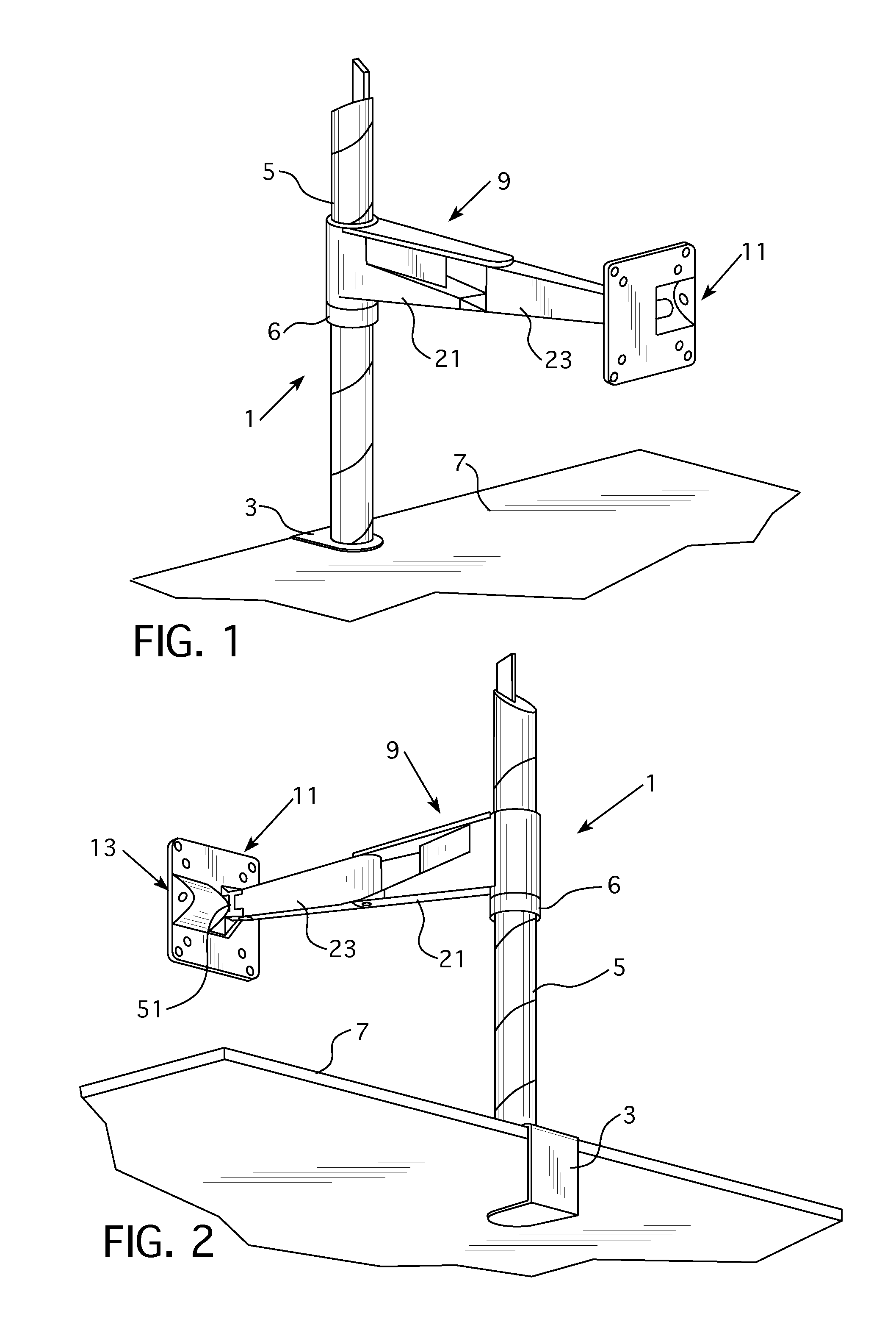 Friction adjustment mechanism for a support apparatus