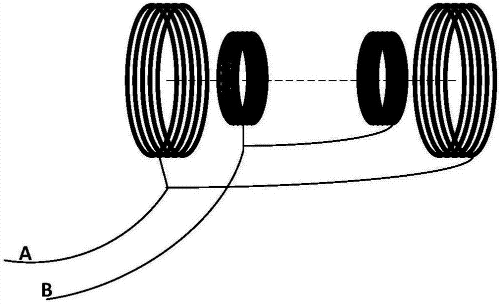 Reversible simulated geomagnetic field generation device and method