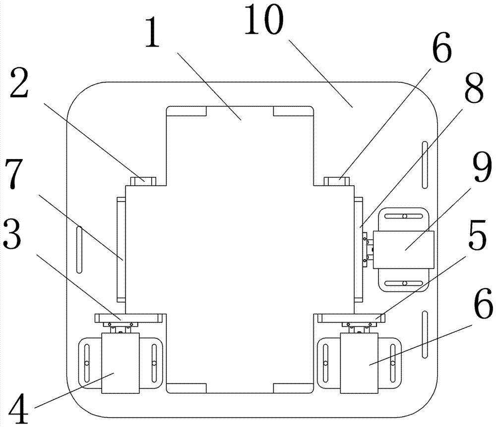 Accurate adjusting device before gelatinizing skin paper of paper box and gelatinizing system and gelatinizing method