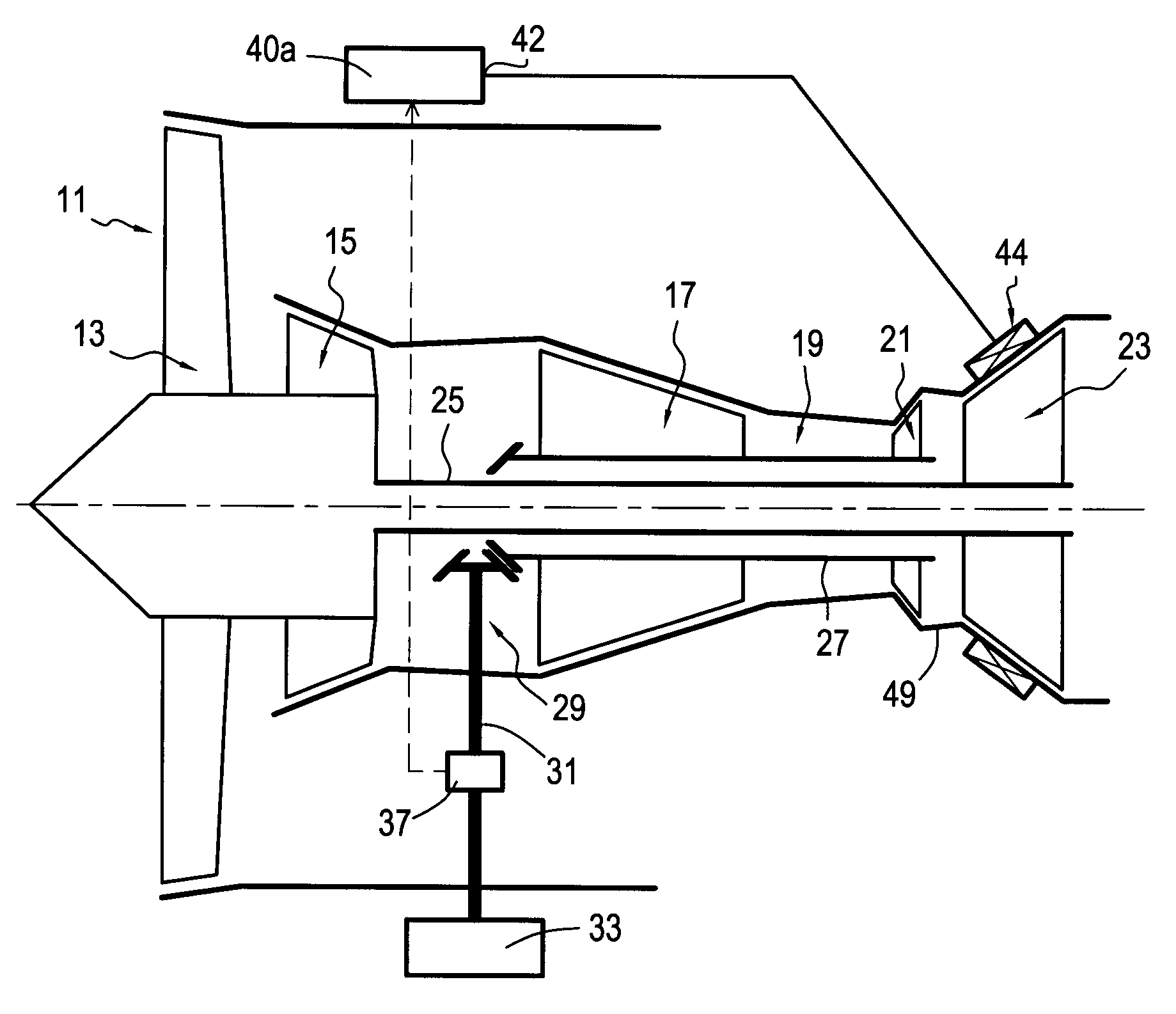 Method of taking off auxiliary power from an airplane turbojet, and a turbojet fitted to implement such a method