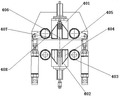 Ordinary woven bag bag opening, conveying equipment and method