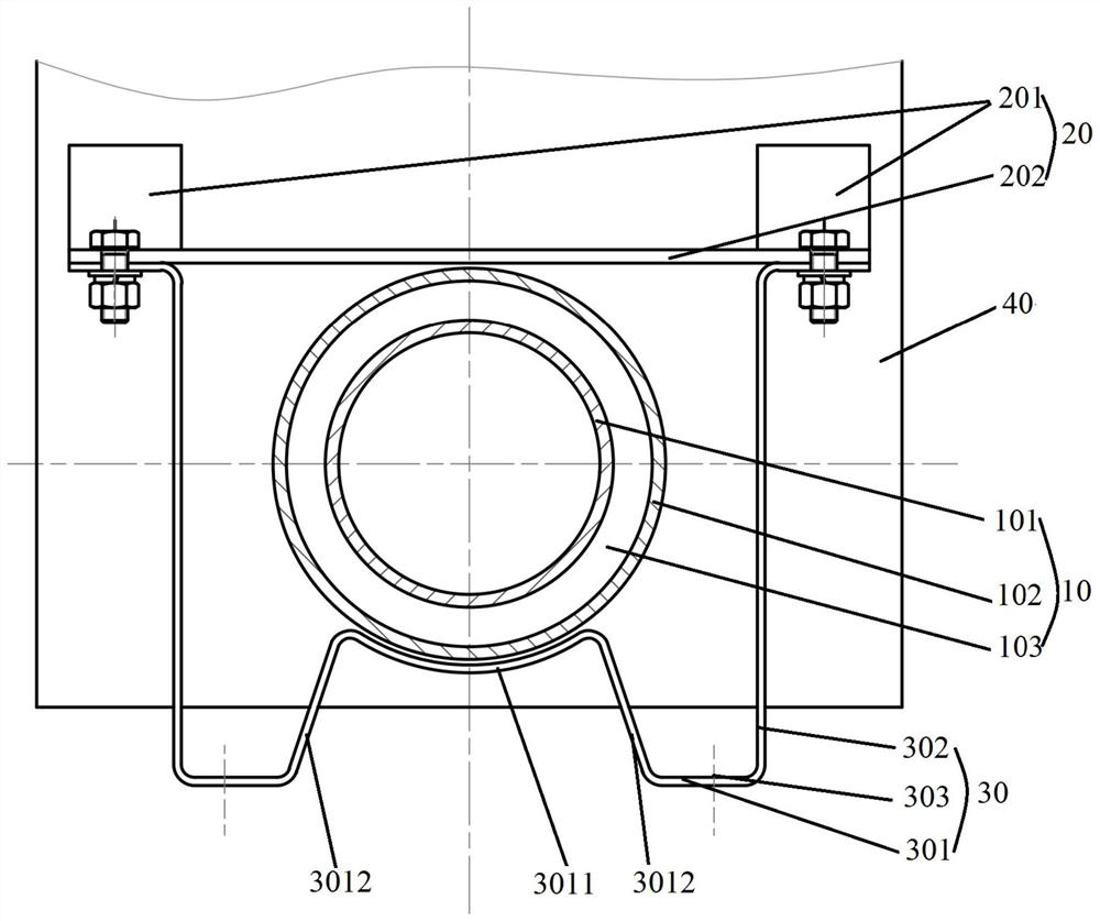 Magnetic field shielding structure of railway vehicle