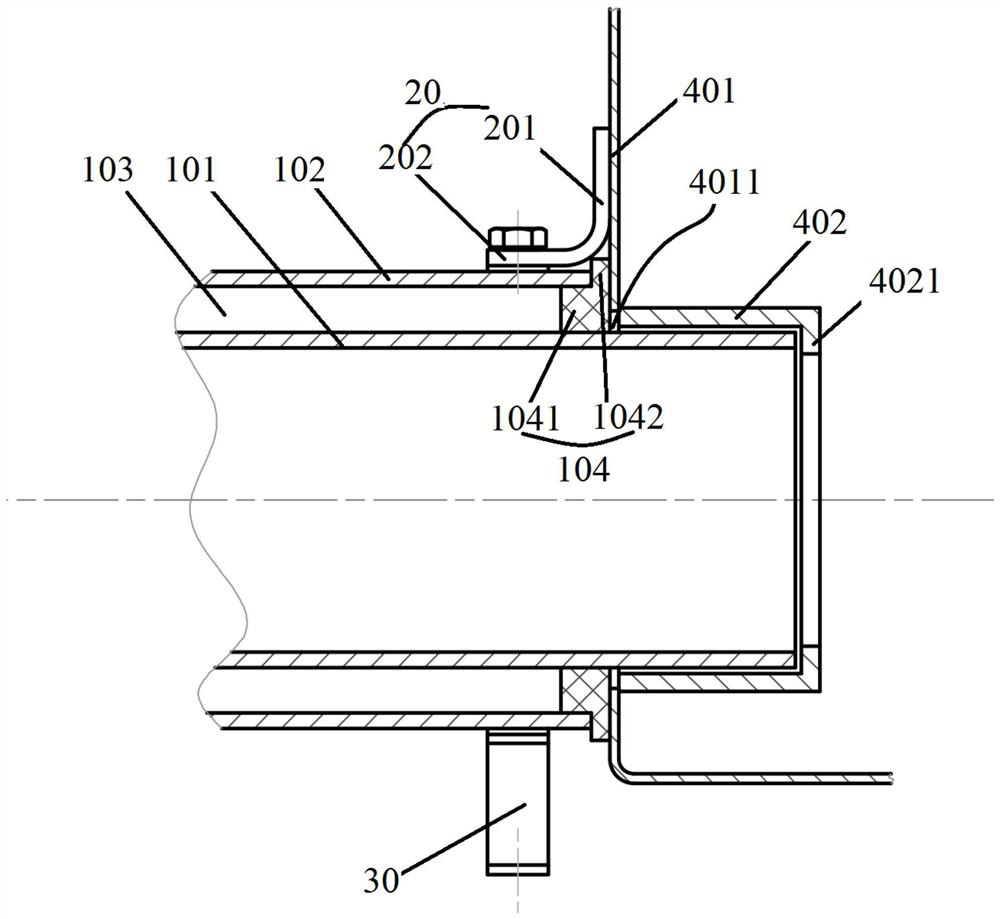 Magnetic field shielding structure of railway vehicle