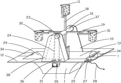 Rotary hot pot facilitating food material clamping