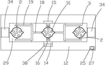 Rotary hot pot facilitating food material clamping