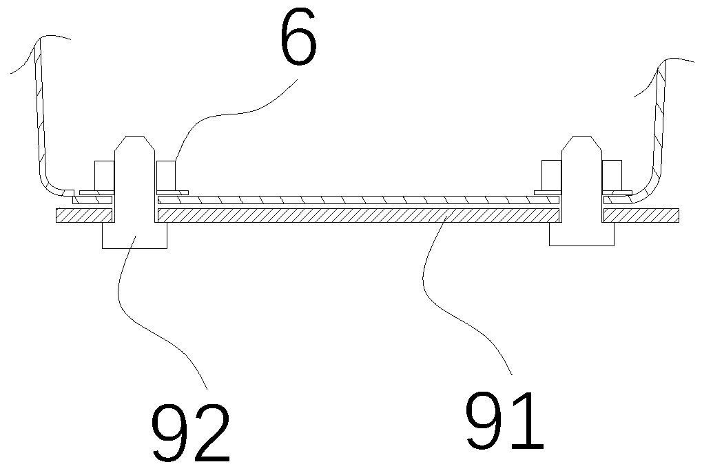 Rear longitudinal beam assembly for fixing torsion beam