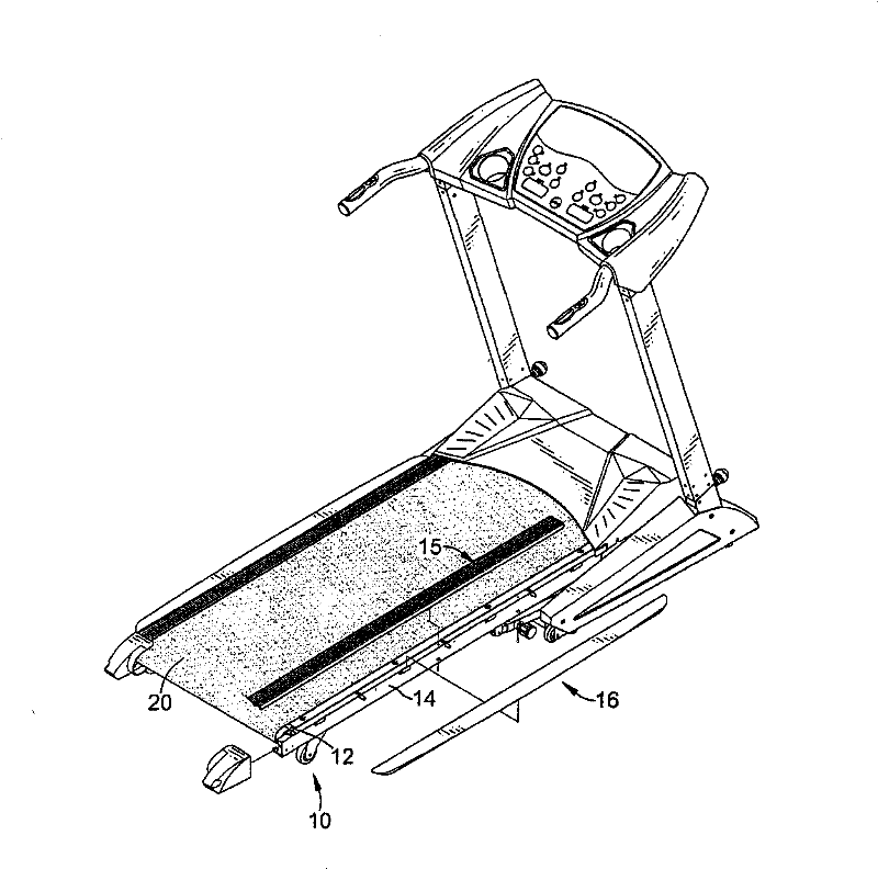 Runway substrate of treadmill