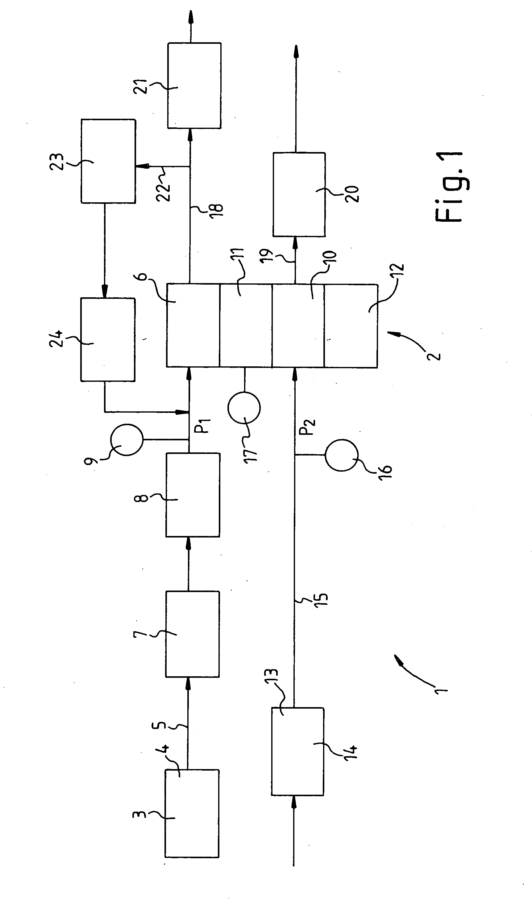 Apparatus for controlling a fuel cell device, and a fuel cell device