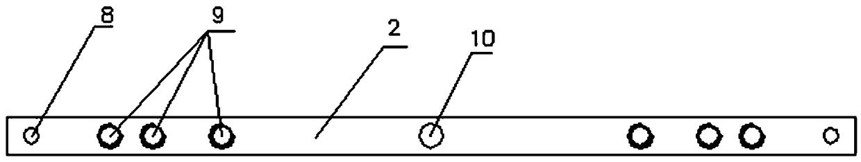 Thickness measuring tool for disc component with complicated structure