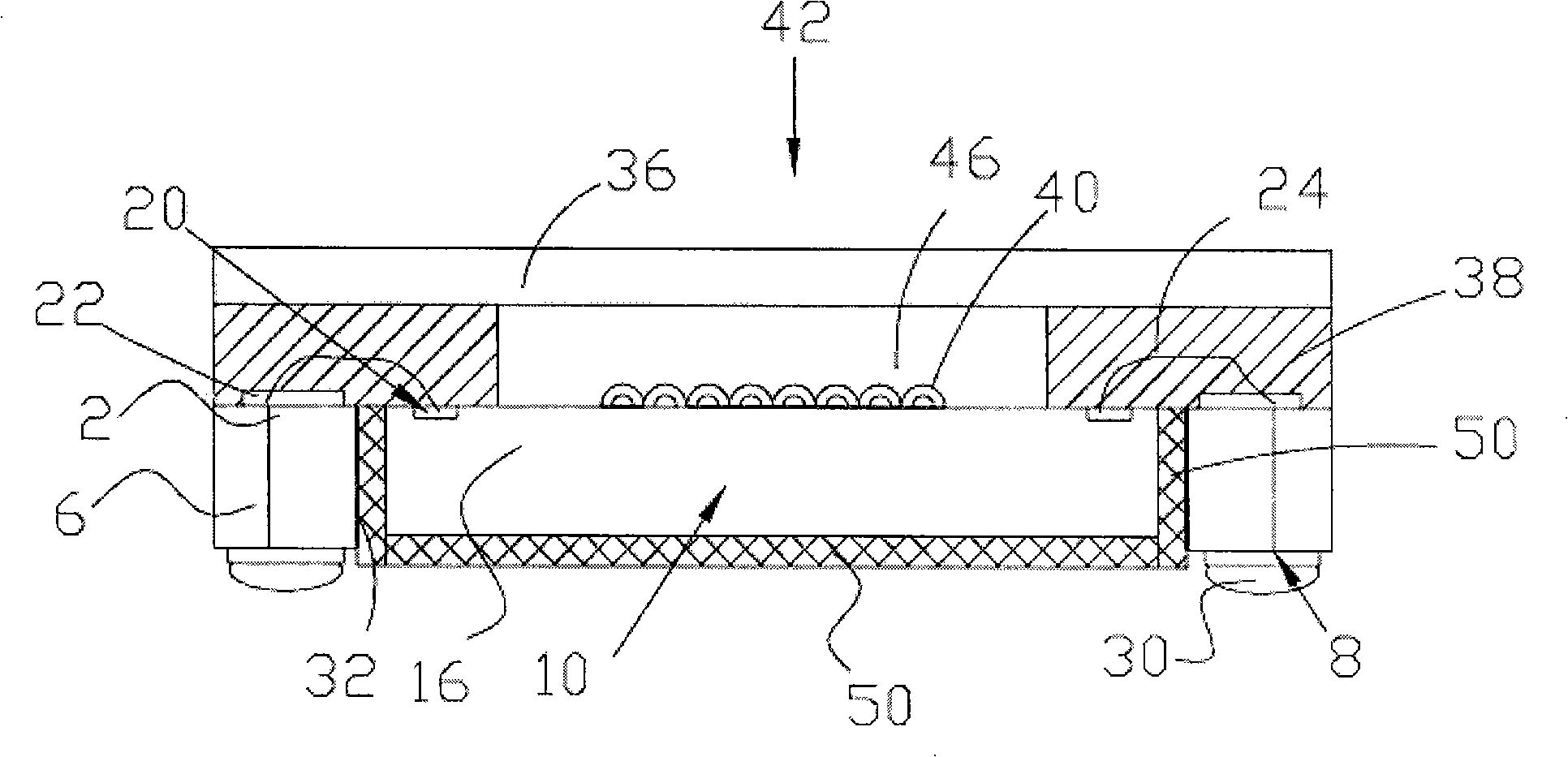 CMOS image sensor chip scale package with die receiving opening and method of the same