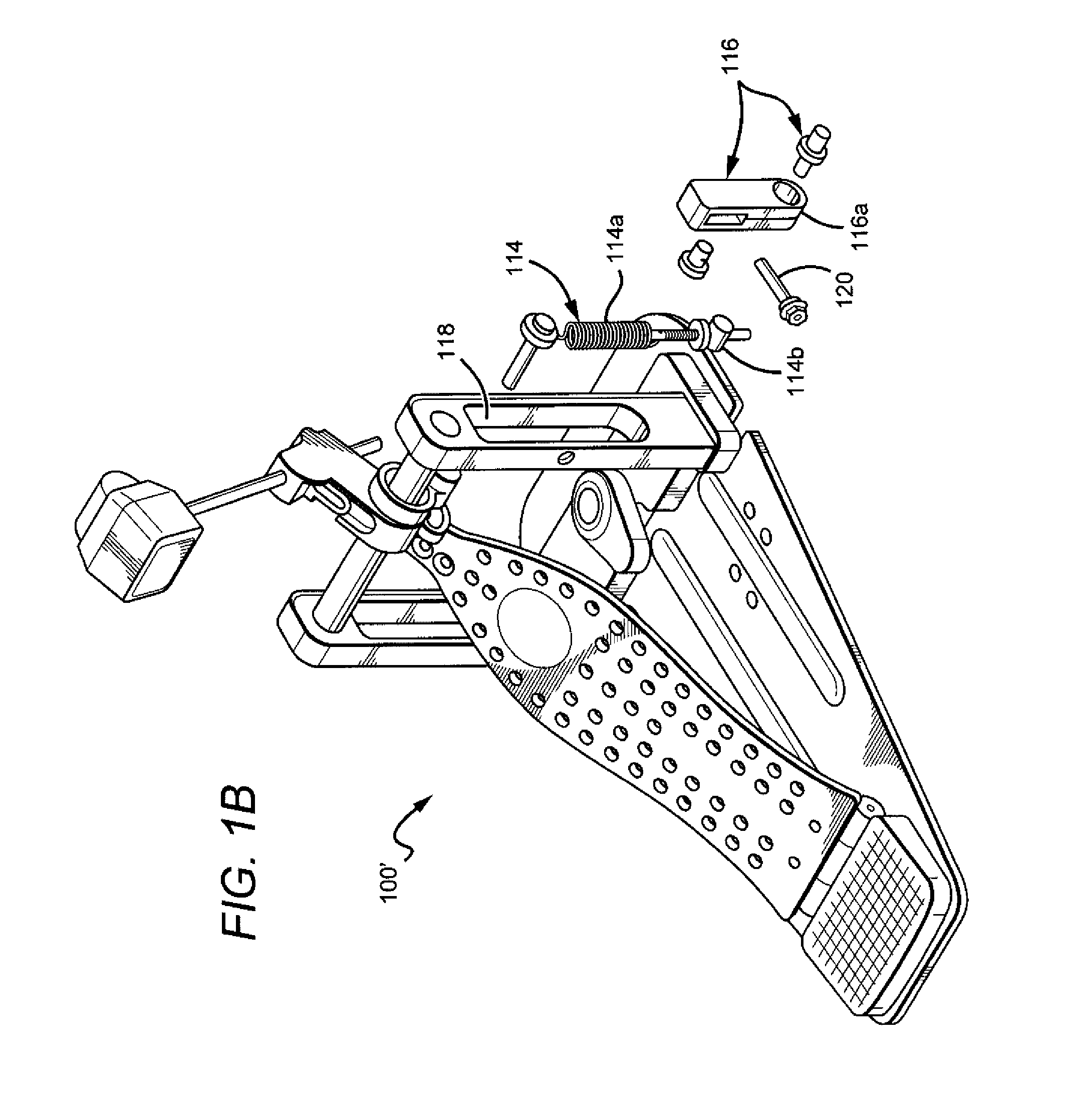Drum pedal with adjustment features and interlocking features