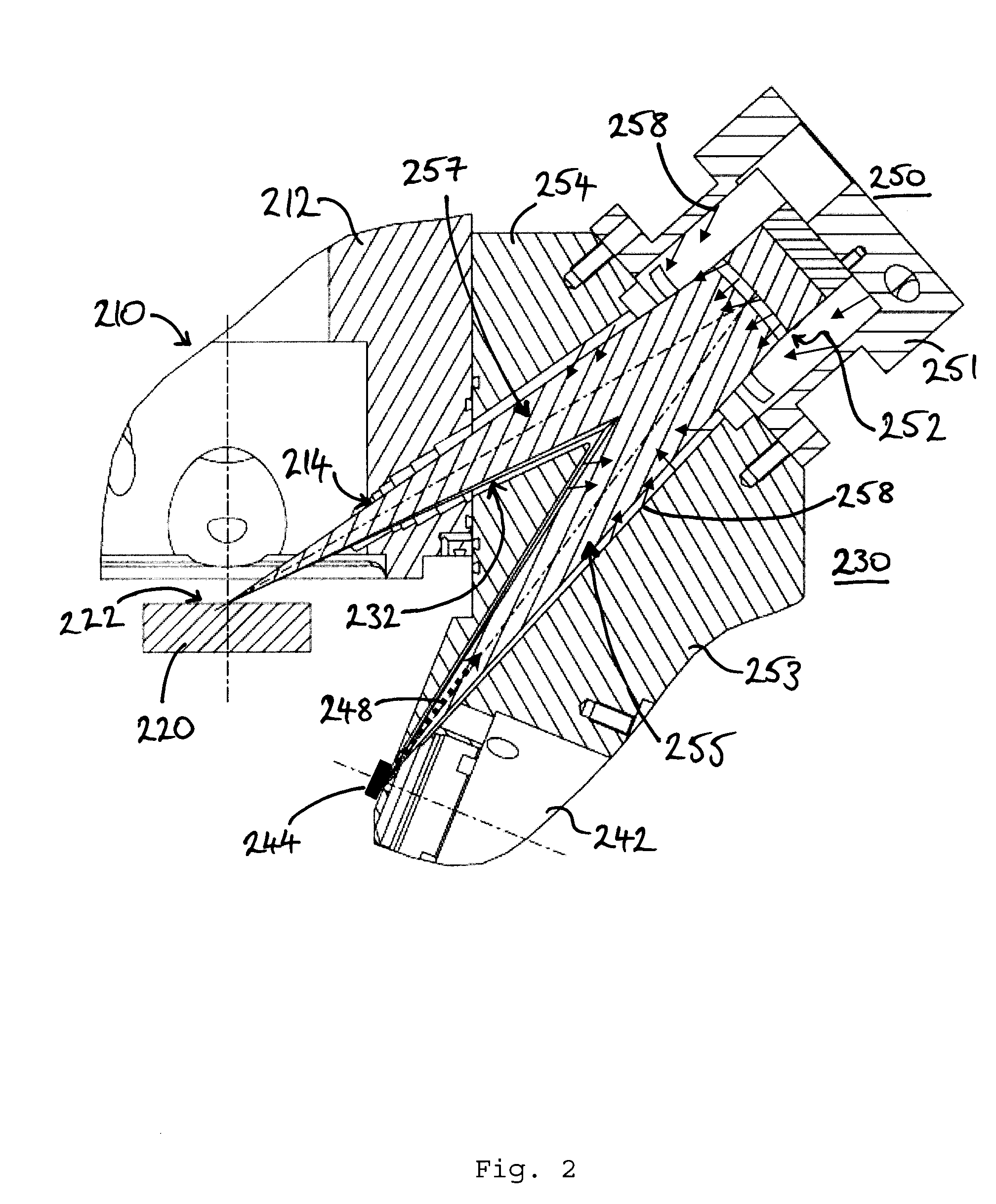 X-ray photoelectron spectroscopy analysis system for surface analysis and method therefor