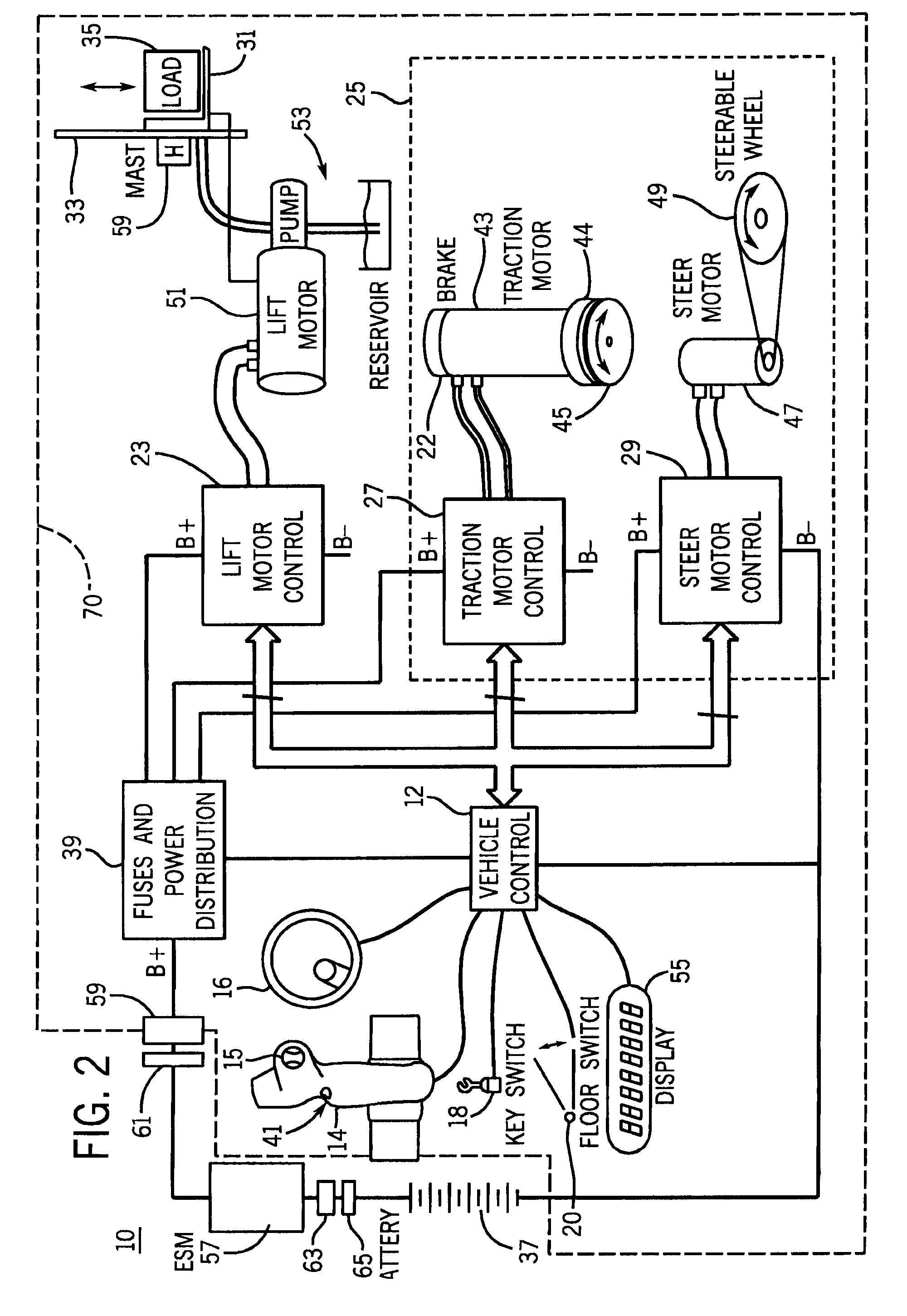 Energy Storage Module For Load Leveling In Lift Truck Or Other Electrical Vehicle