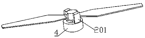 Multi-rotor unmanned aerial vehicle blade capable of being disassembled and assembled rapidly