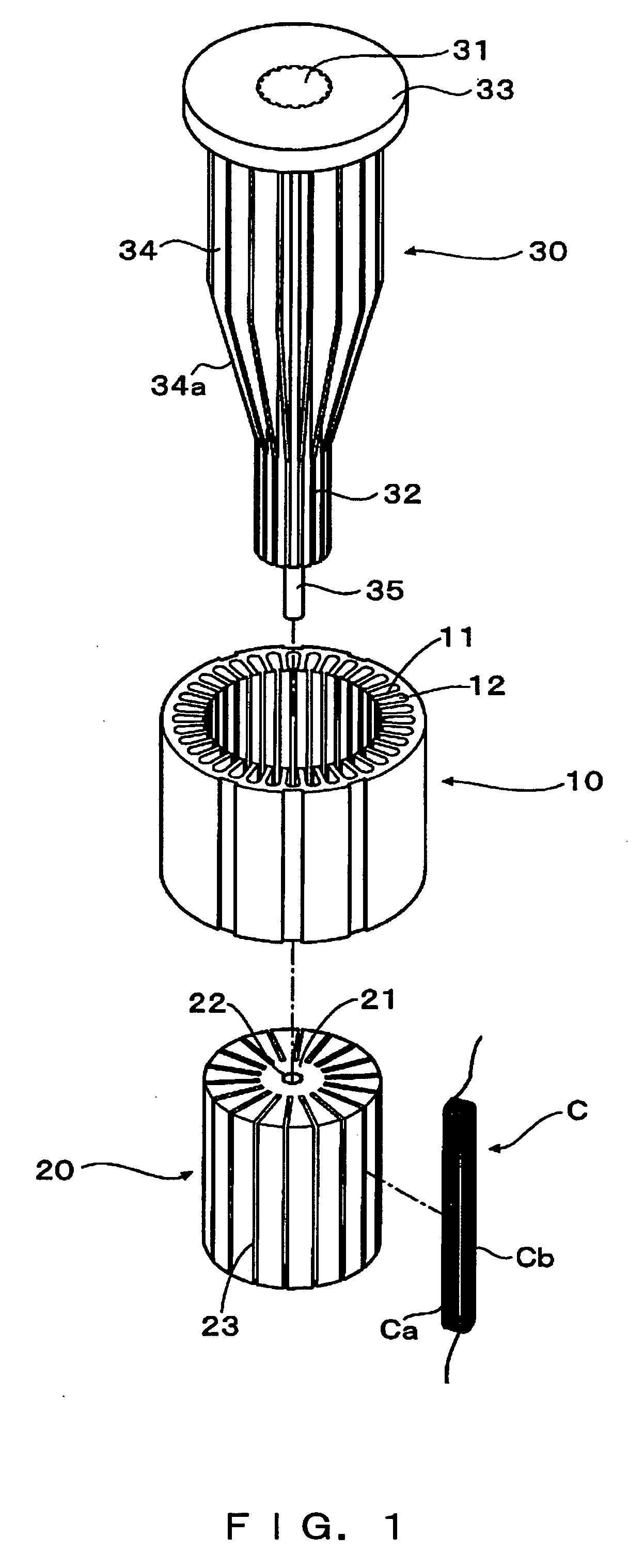 Method and apparatus of producing stator