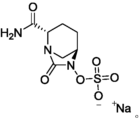 Method for preparing amorphous avibactam sodium by spray-drying