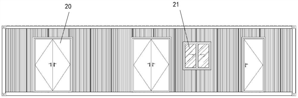 Hydrogen-doped gas combustion test platform