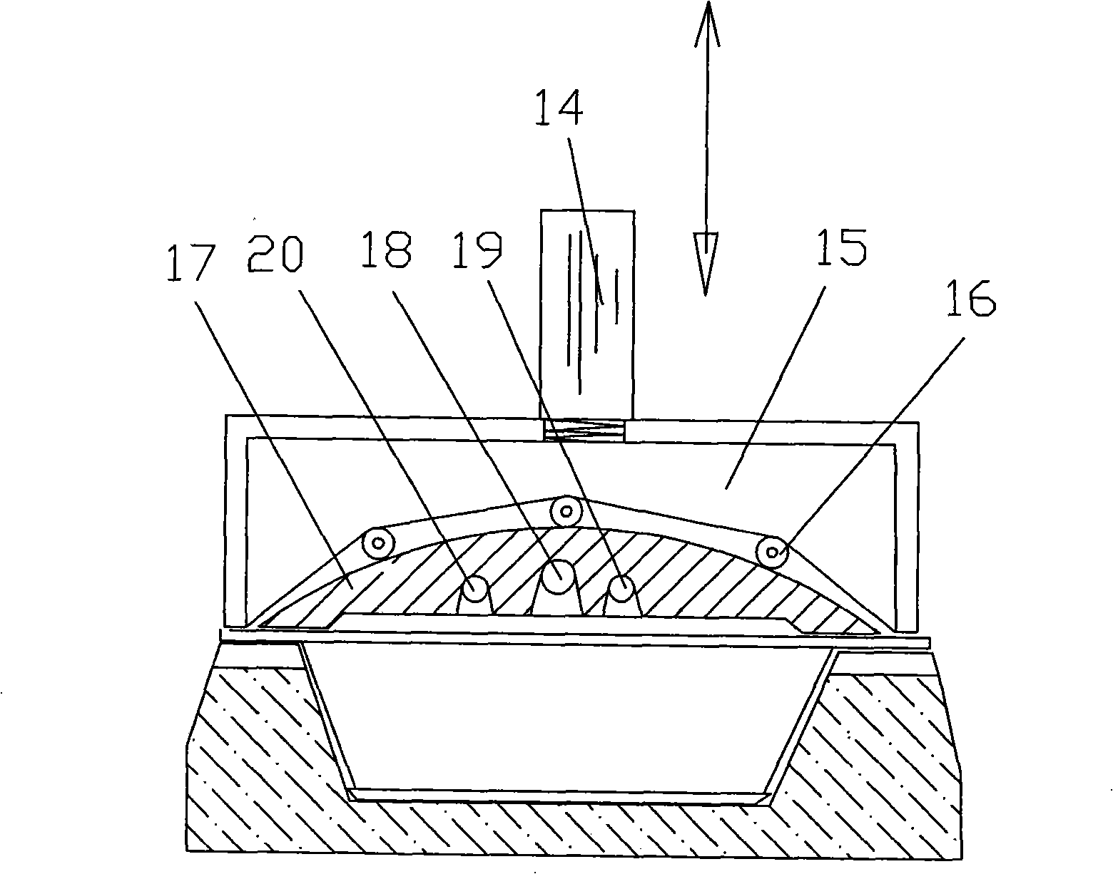 Full-automatic continuous box type gas-control packing device