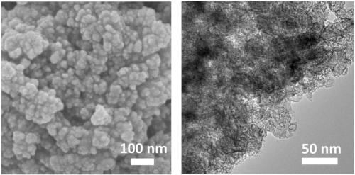 A preparation method of in-situ growth nano-magnesium hydride loaded high specific surface material