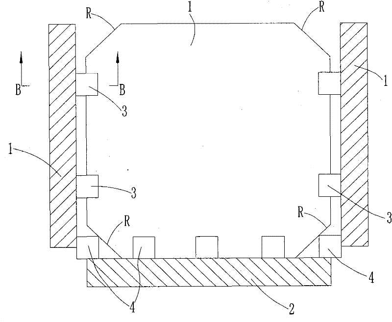 Electrode device of electrochemical cleaning salt-bath furnace