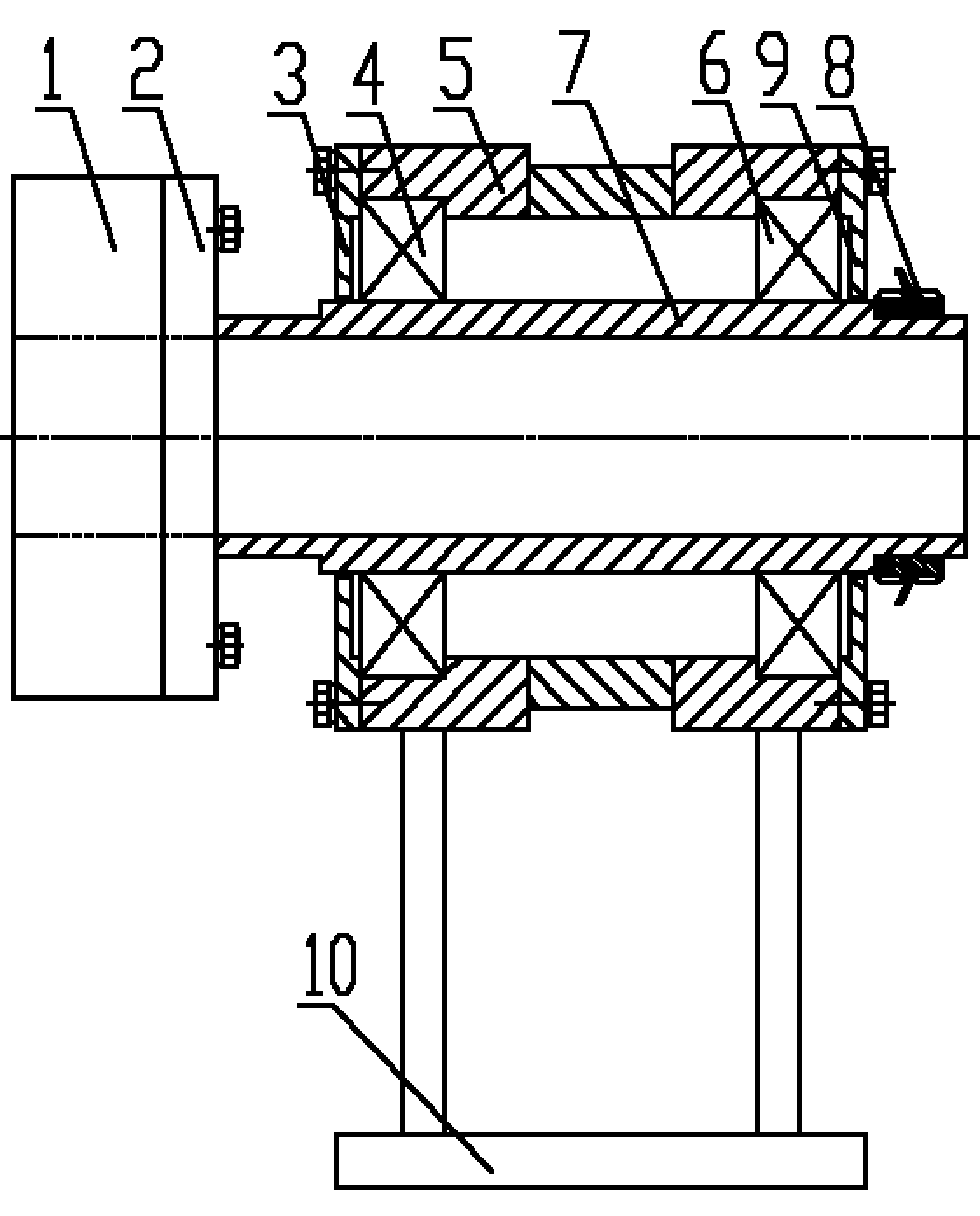 Building hoist stand column port cutting fixture and machining method of stand column port