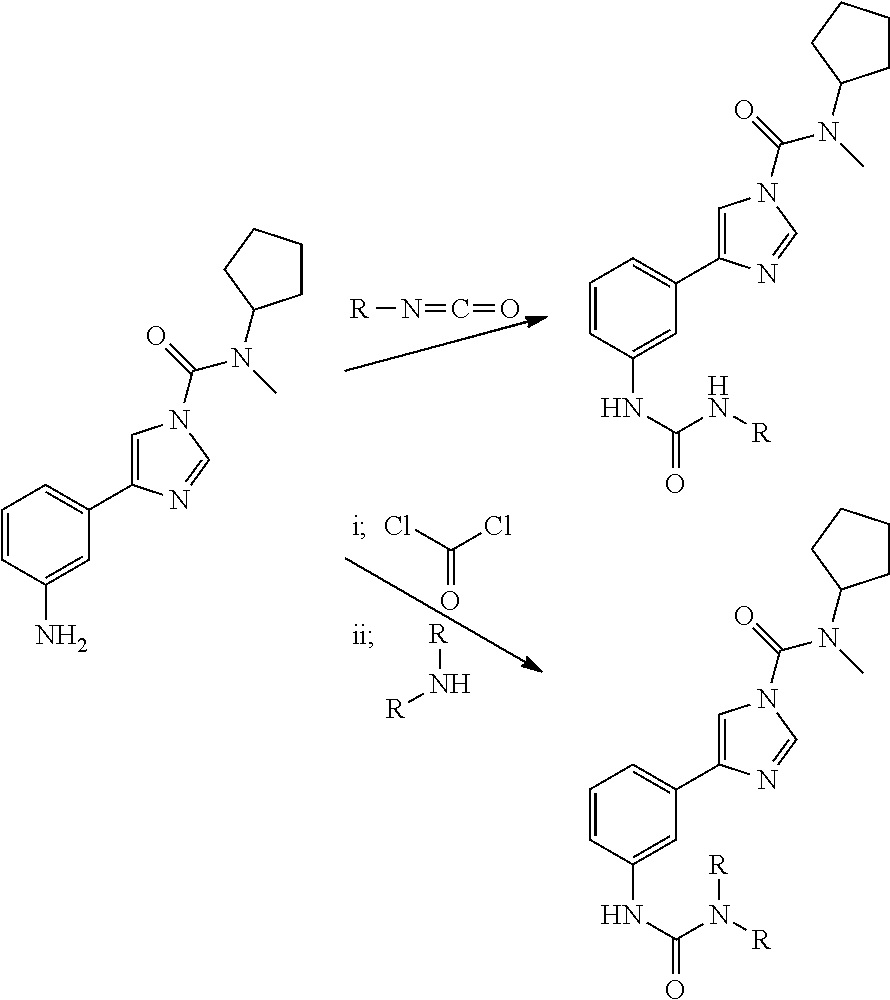 Urea compounds and their use as enzyme inhibitors