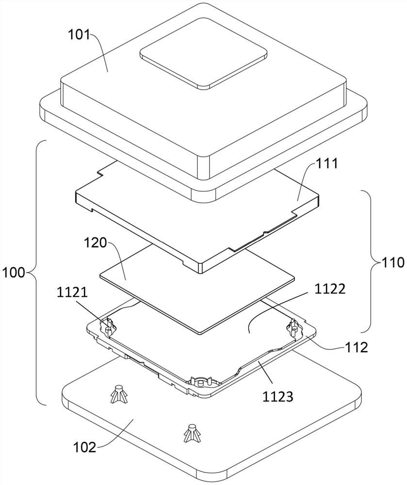 Mask box with electrostatic damage resistance and processing method thereof