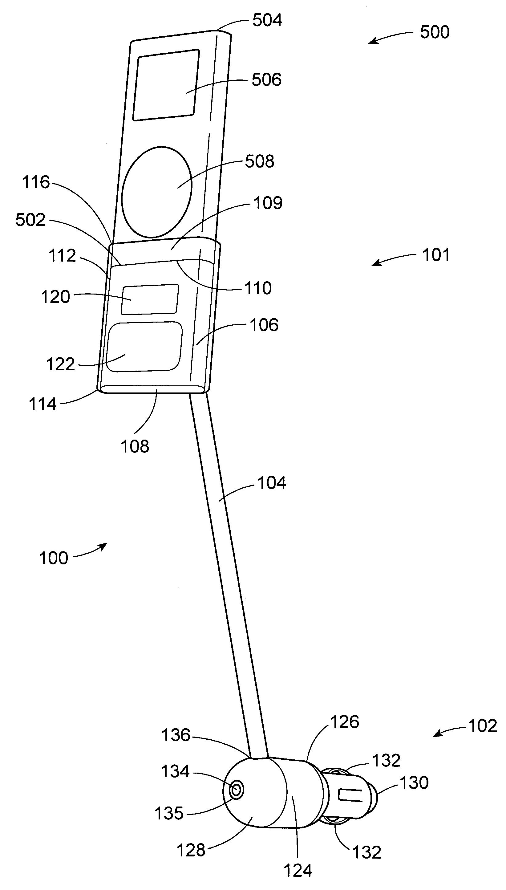 Holder, electrical supply, and RF transmitter unit for electronic devices