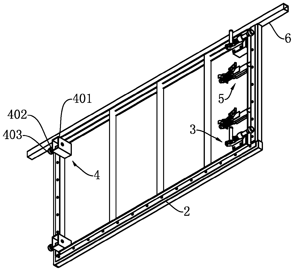 Precast forming mold for concrete wallboards