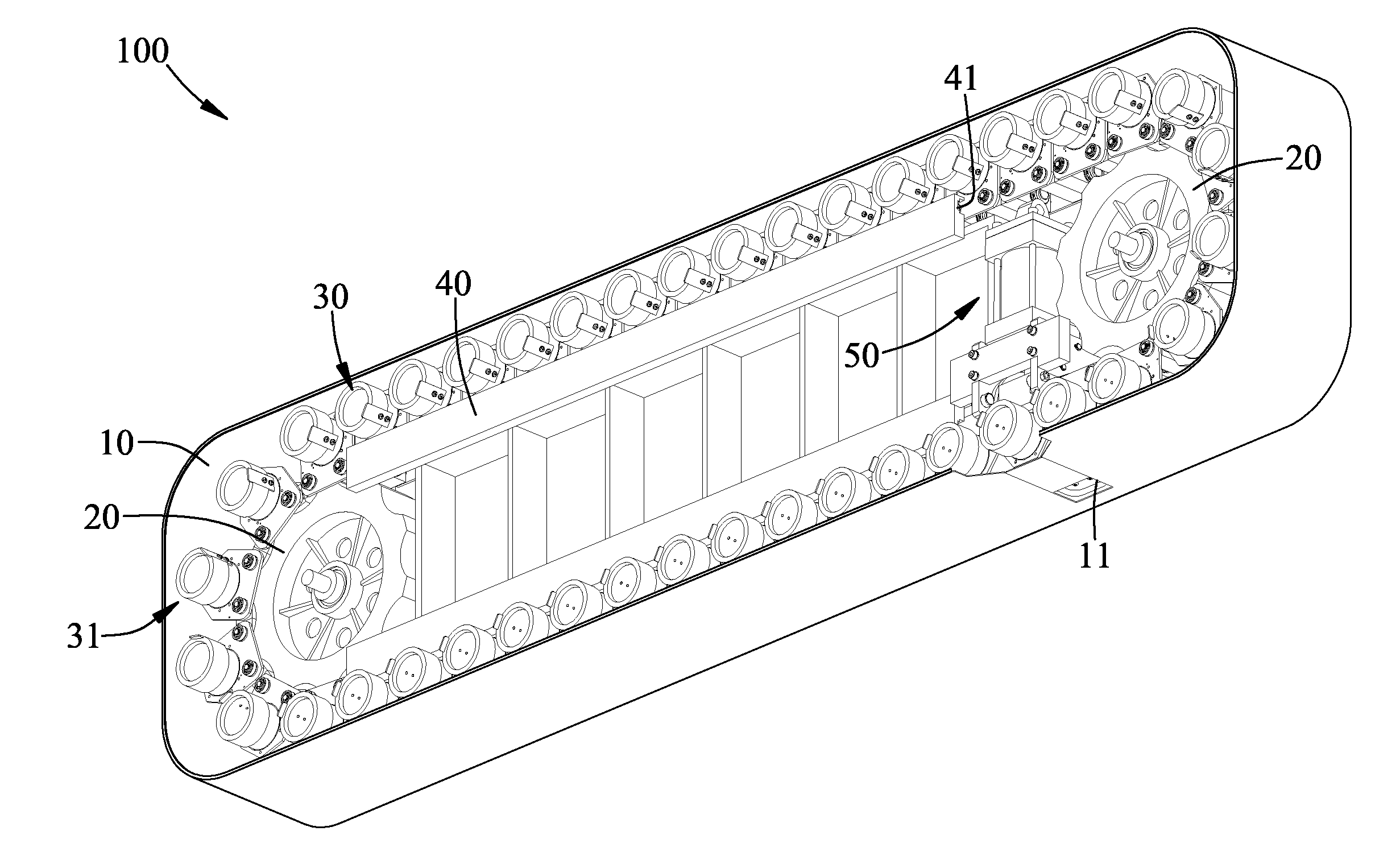 Chain-type bit-storing apparatus