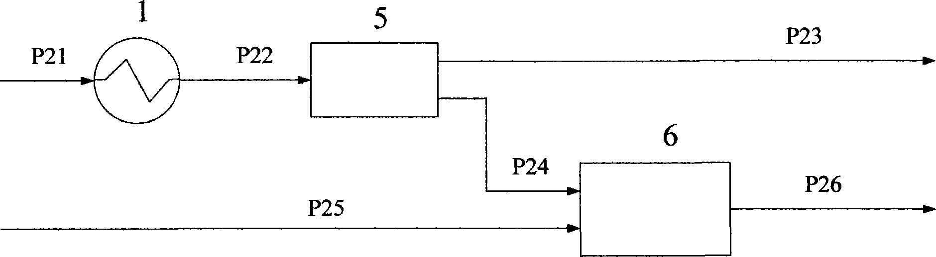 Method and apparatus for producing hydrogen from hydrogen-containing synthesis gas using palladium membrane
