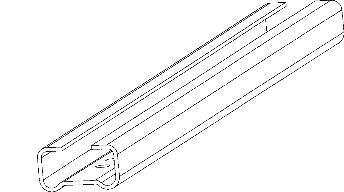 Method for forming external slide rail of seat of automobile