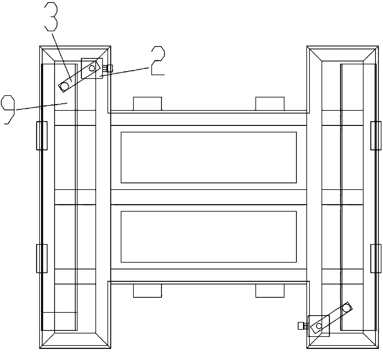 Automatic follow-up clamping device for assembly production line