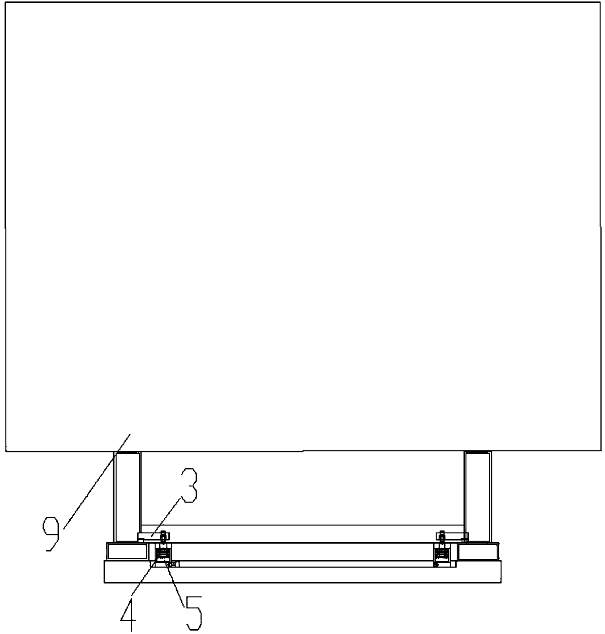 Automatic follow-up clamping device for assembly production line