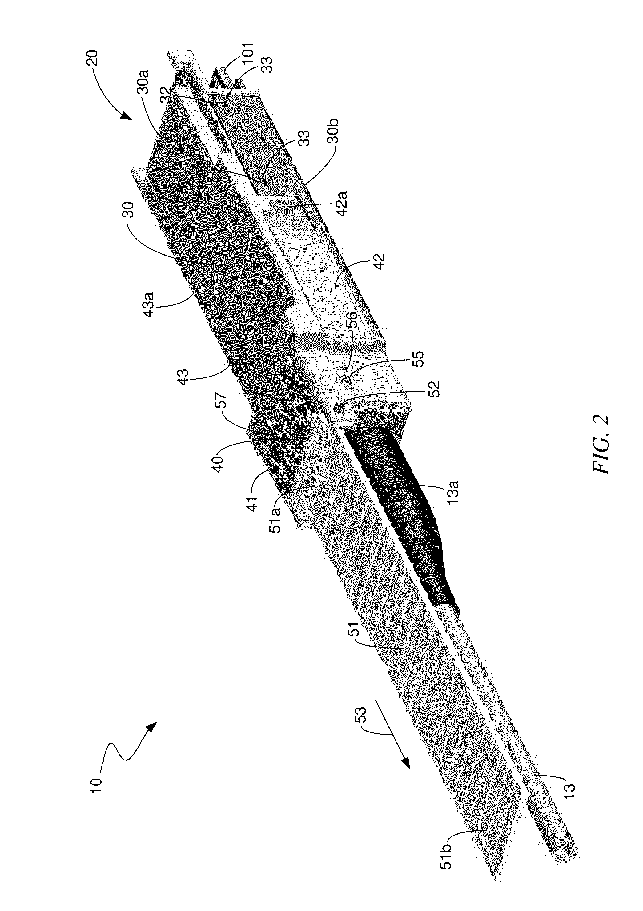 Active optical cable that is suited for consumer applications and a method