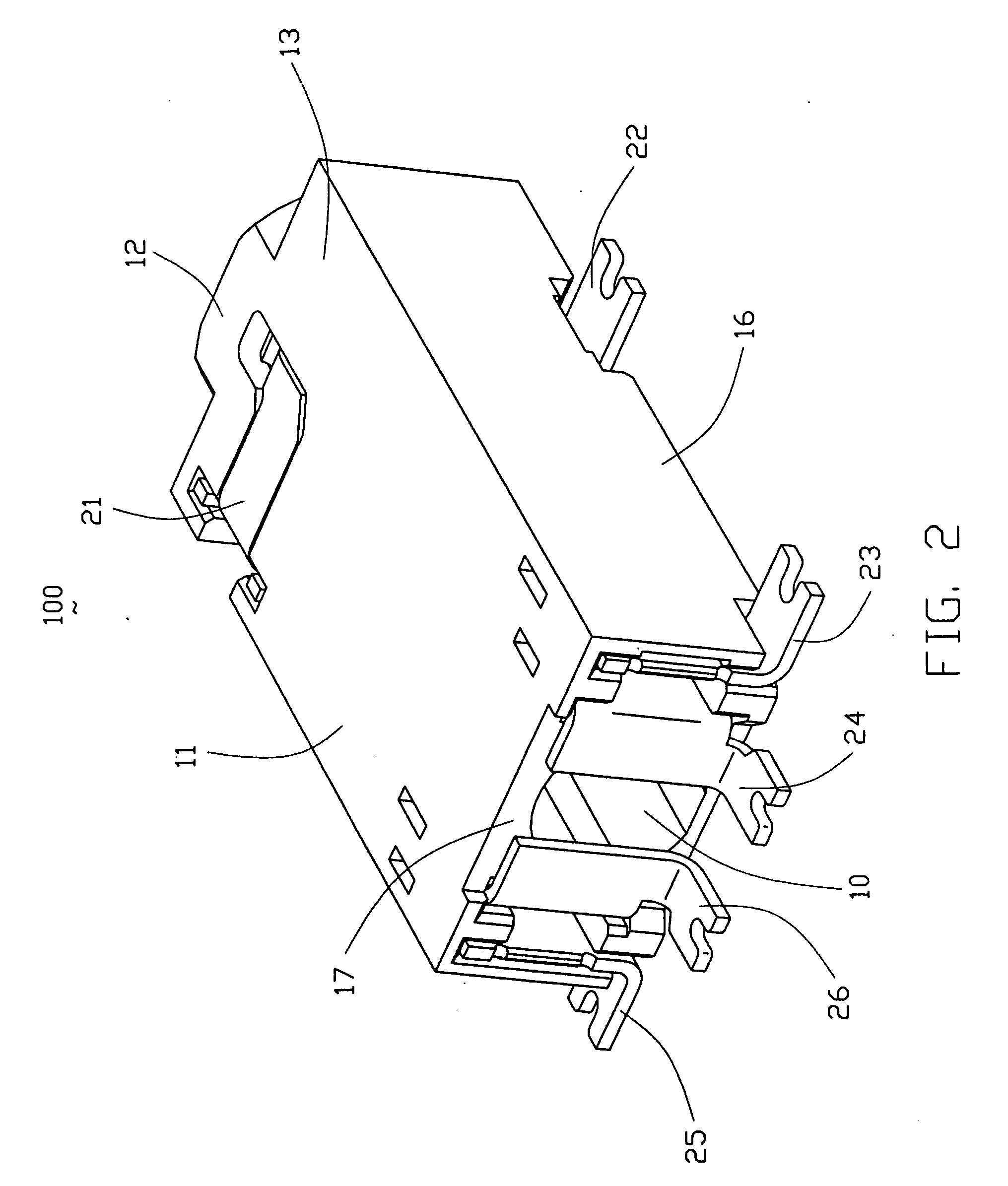 Electrical connector with improved soldering characteristic to be mounted on a printed circuit board