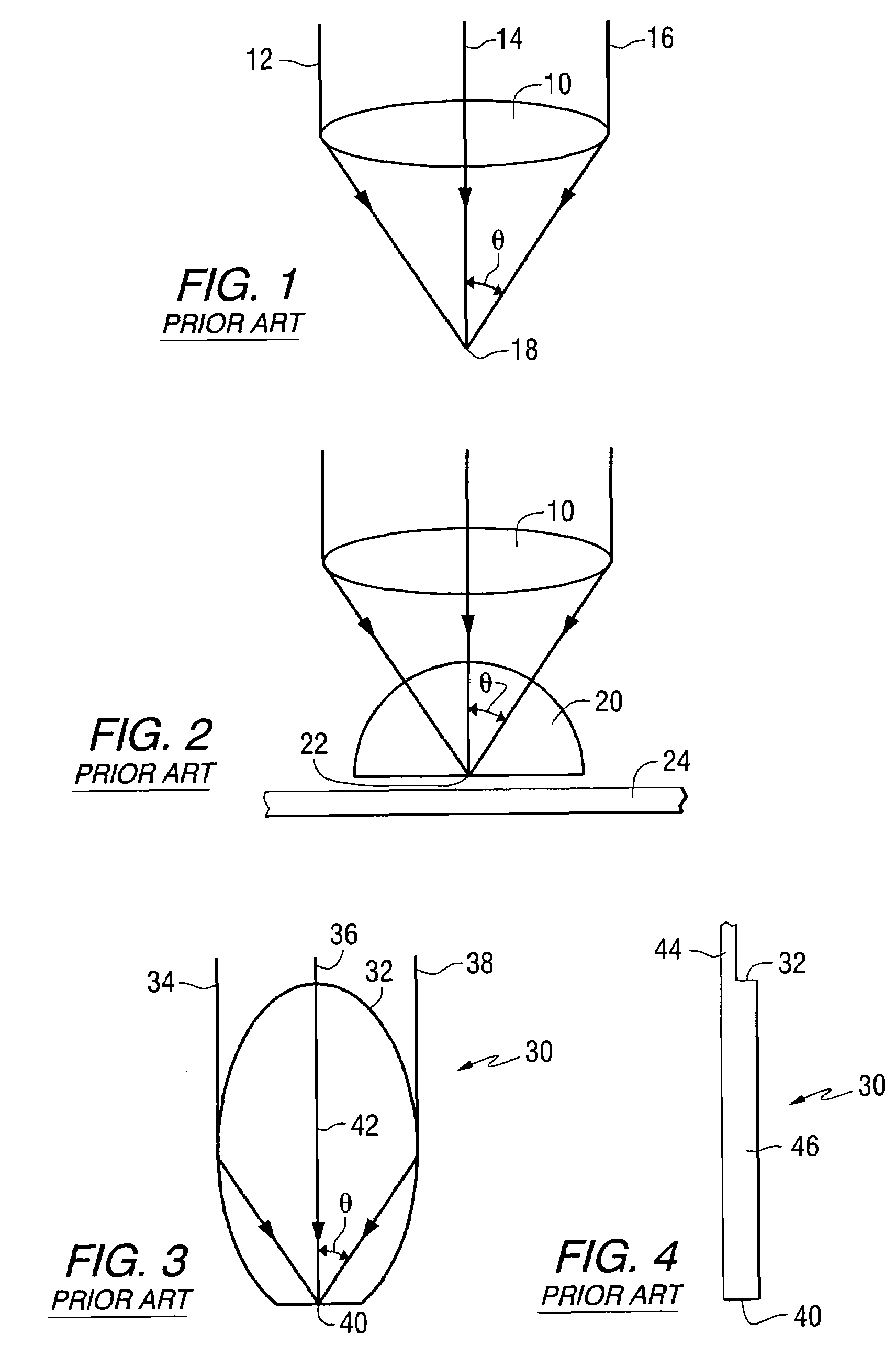 Phase offset integrated solid immersion mirror and lens for a general phase front